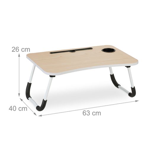 Table D’ordinateur Porte-tablette Nature