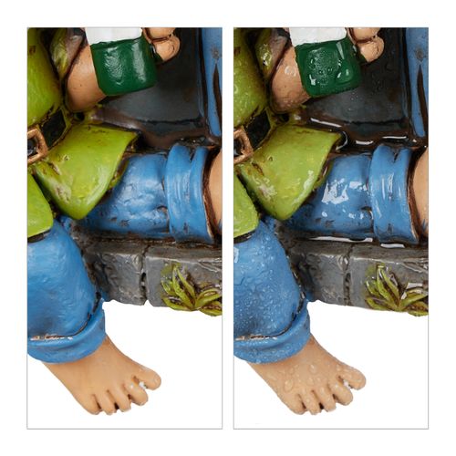 Déco Arbre Lutin Buvant à La Fenêtre