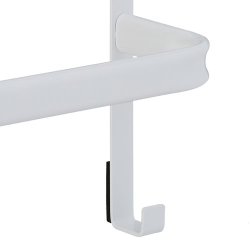 Porte-serviettes De Porte Acier Blanc