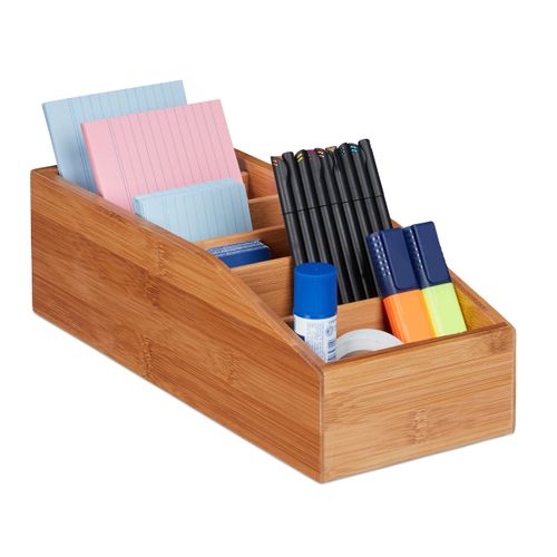 4x Boîtes De Rangement Bambou