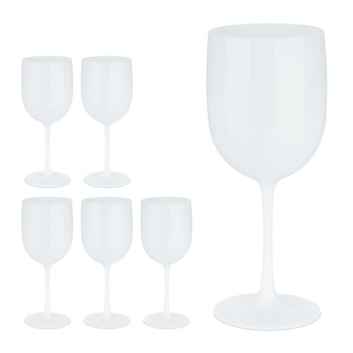 Verre à Vin En Plastique En Lot De 6