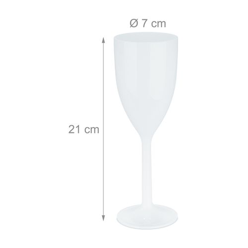 Verre à Vin En Plastique En Lot De 6