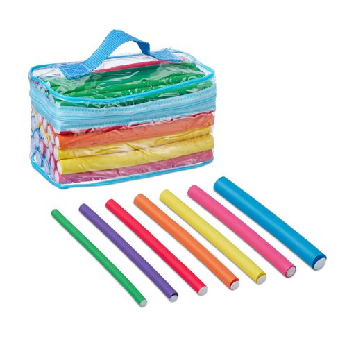 Lot De 48 Bigoudis Avec Pochette