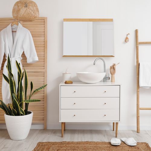 Miroir Mural Avec Surface De Rangement