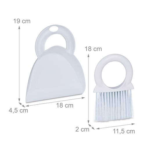 Lot De 2 Sets Brosse De Table