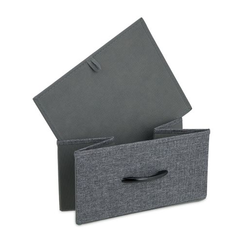 Commode 6 Tiroirs Gris Foncé