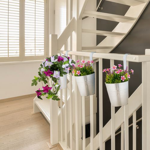 Pot De Fleur Suspendu En Lot De 12