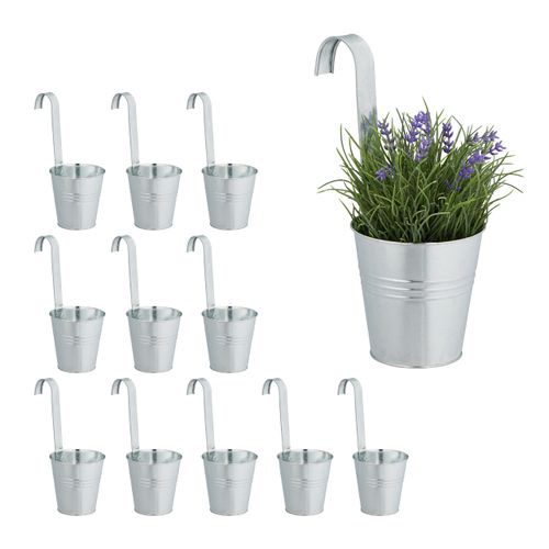 Pot De Fleur Suspendu En Lot De 12