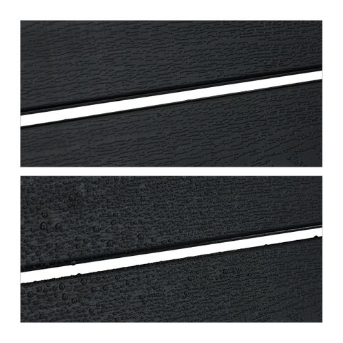 Lot De 4 Chaises De Jardin Noires