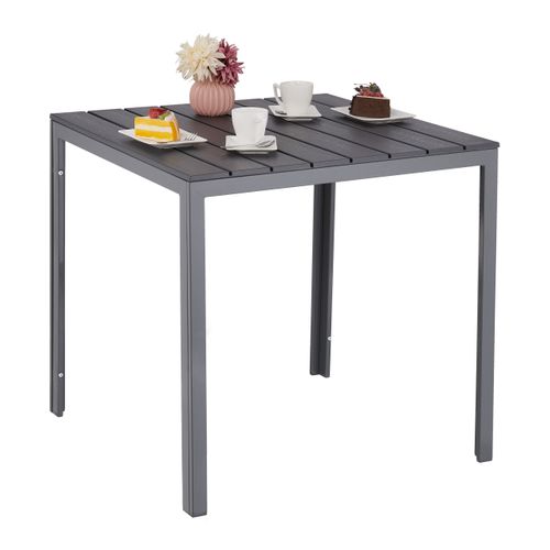 Table De Jardin Grise Aspect Bois