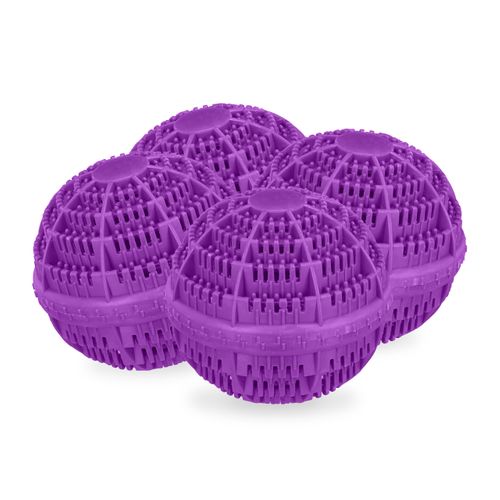 4 Boules De Lavage Violettes