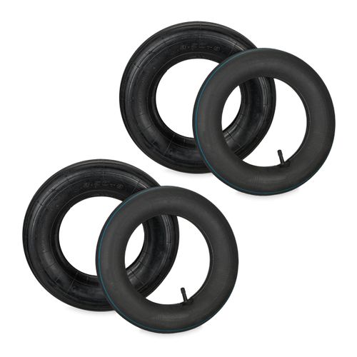 2x Roues De Brouette Et Chambres à Air