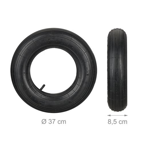 2x Roues De Brouette Et Chambres à Air