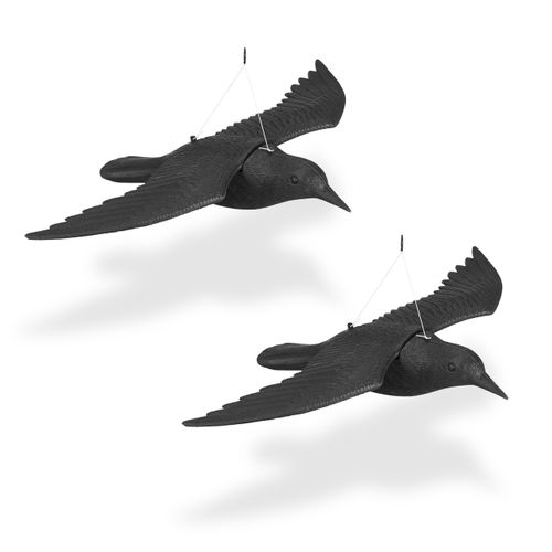 Corbeau Anti-pigeon Noir En Lot De 2