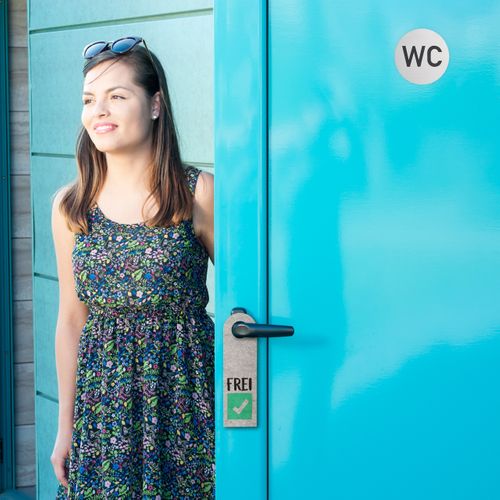 Lot De 4 Pancartes Pour Les Wc