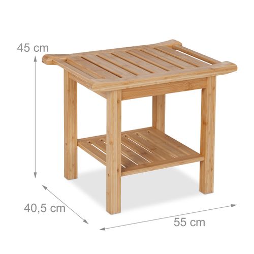 Tabouret De Salle De Bain Avec Poignées