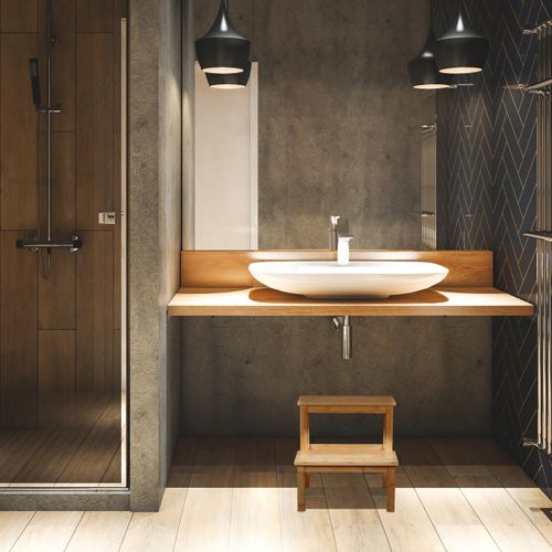 Marche Pied Pratique En Bambou