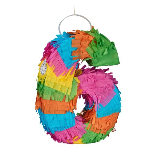 Mini Pinata Chiffre 6