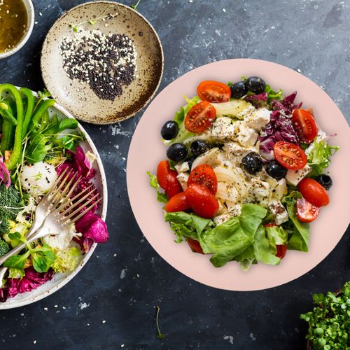 Saladier Rose-doré En Lot De 4