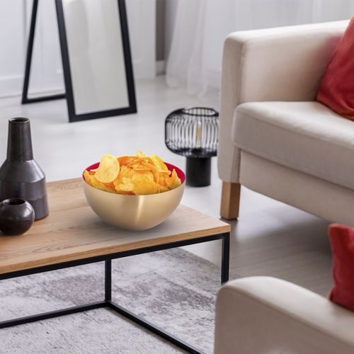 Saladier Rouge-doré En Lot De 3