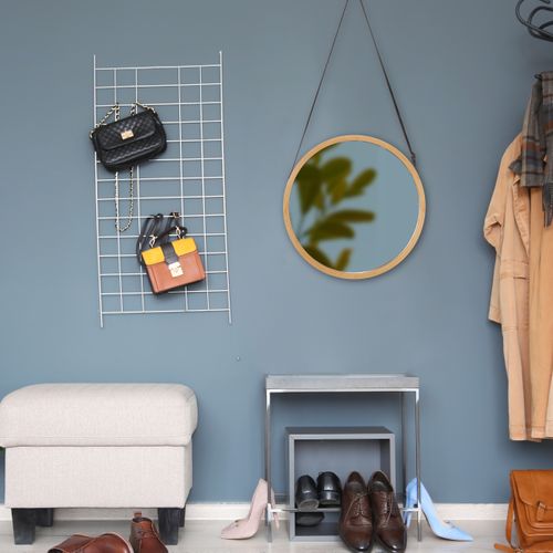 Miroir Rond Avec Cadre Bambou