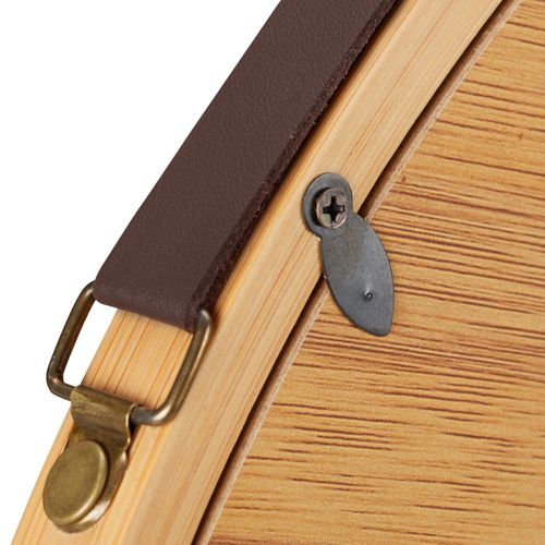 Miroir Rond Avec Cadre Bambou