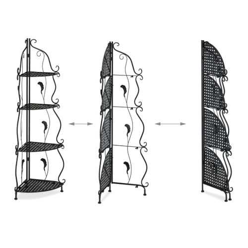Étagère Verticale à 4 Rayons