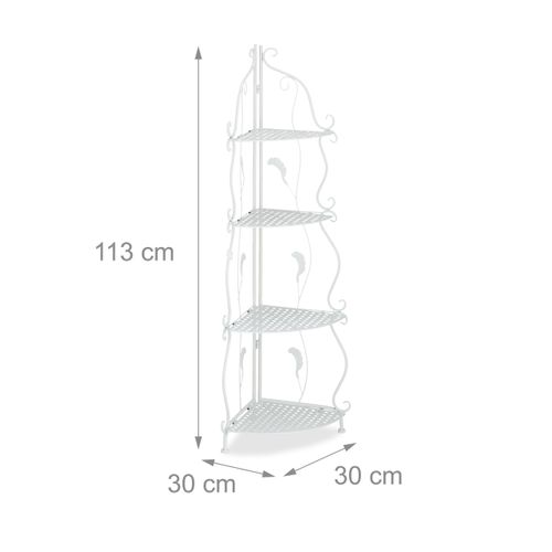 Étagère Verticale à 4 Rayons