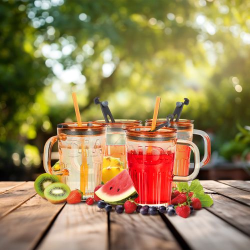 4x Jarres, Chacun Ayant Une Anse