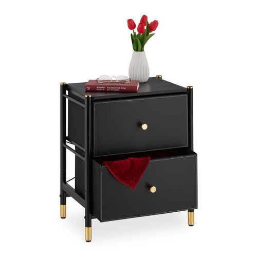 Table De Nuit Avec 2 Tiroirs