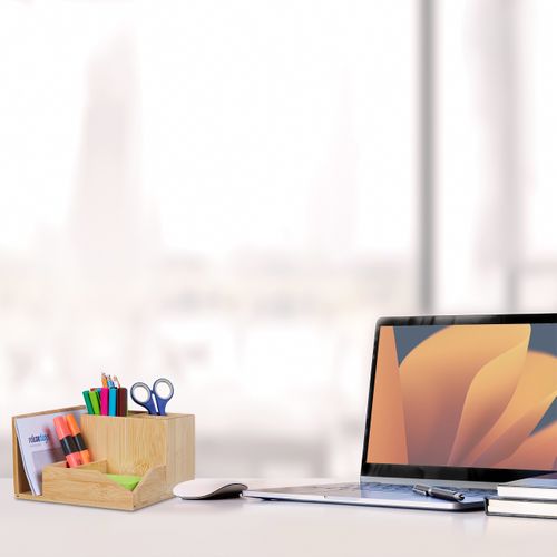 Organiseur De Bureau En Bambou