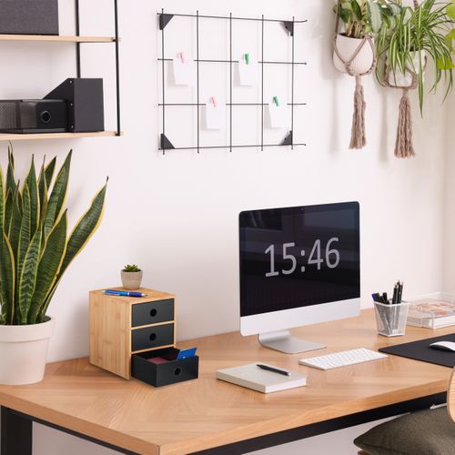 Organiseur De Bureau Avec 3 Tiroirs