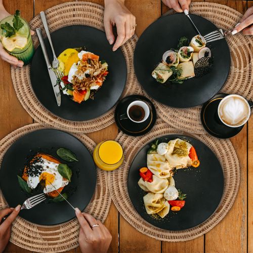 Set De Table En Fibre De Palmier