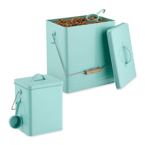 Lot 2 Boîtes De Conservation Turquoises