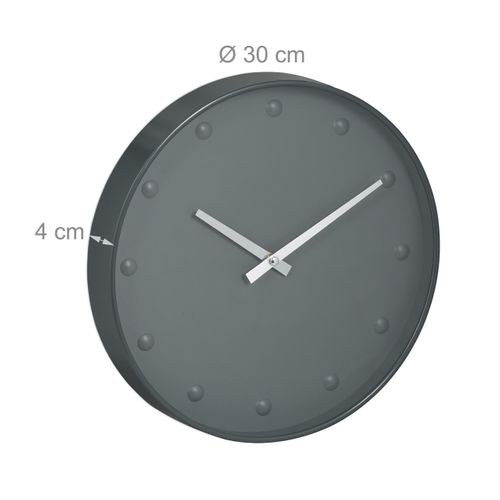 Horloge Murale De Couleur Grise