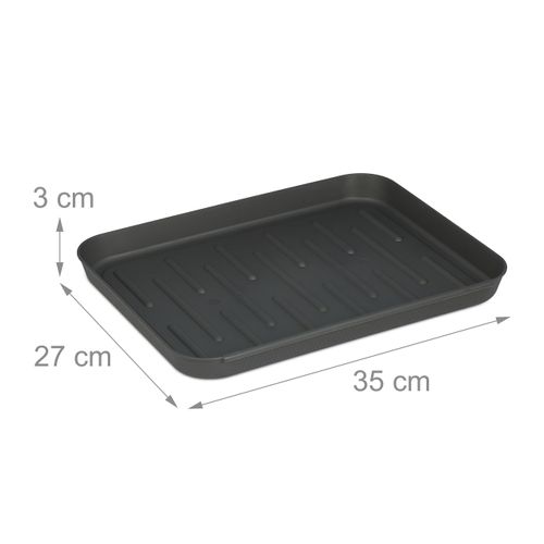 Plateau à Chaussures Noir En Lot De 4