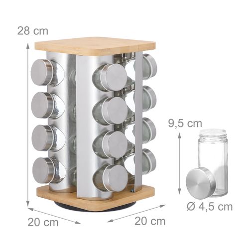 Tourniquet à Épices Avec 16 Pots