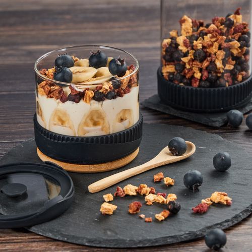 Bocaux En Verre Avec Couvercle Lot De 3