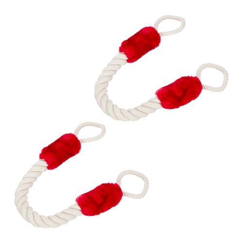 Butoir De Porte En Lot De 4 Rouge