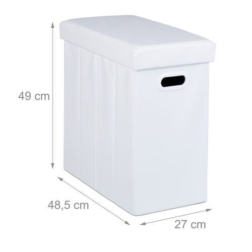Tabouret Blanc Similicuir