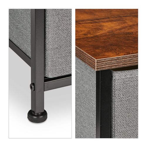 Commode à 5 Tiroirs Style Industriel