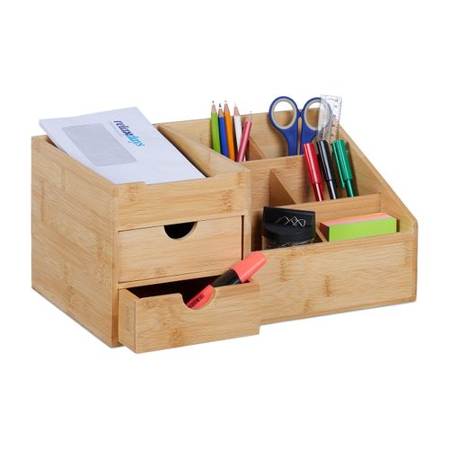 Organiseur De Bureau Avec 2 Tiroirs