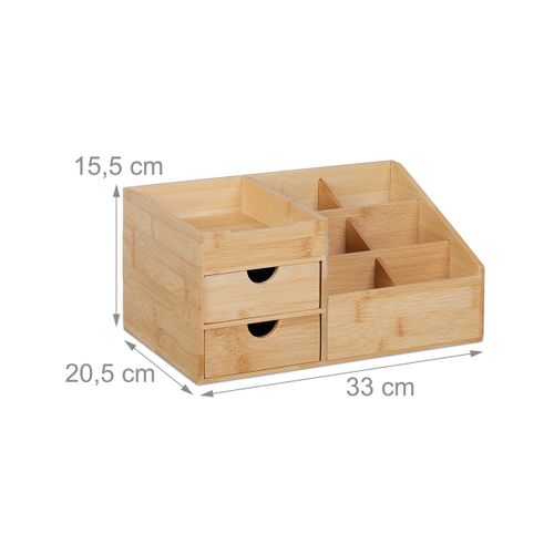 Organiseur De Bureau Avec 2 Tiroirs