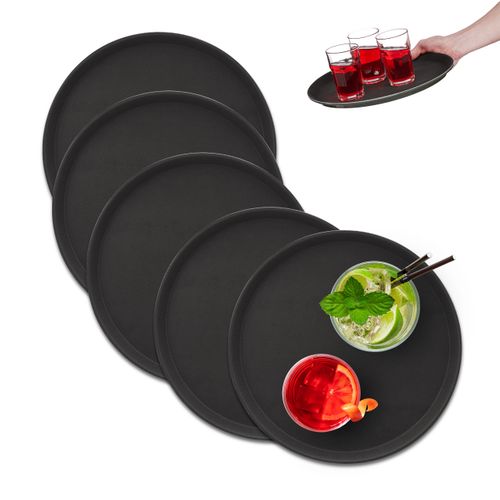 Lot De 5 Plateaux 35 Cm