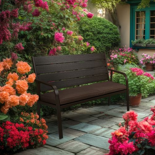 Banc De Jardin Avec Coussin