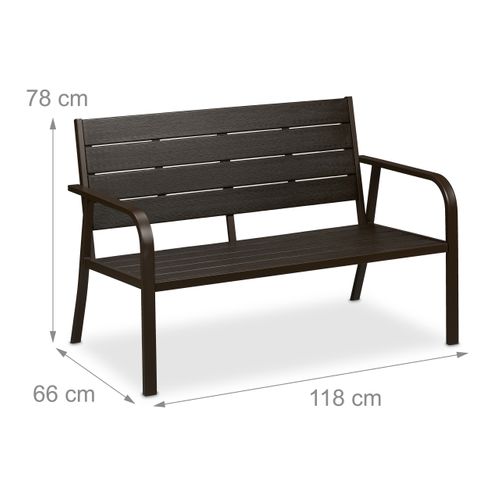 Banc De Jardin Avec Coussin