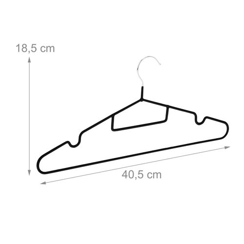 Lot De 24 Cintres En Pvc