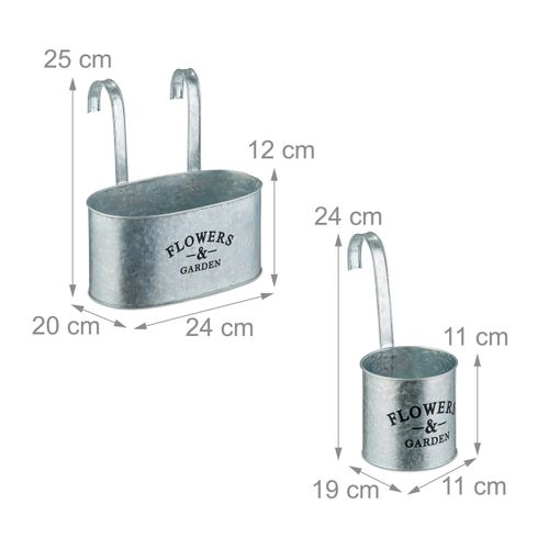 Jardinière D'extérieur En Lot De 3