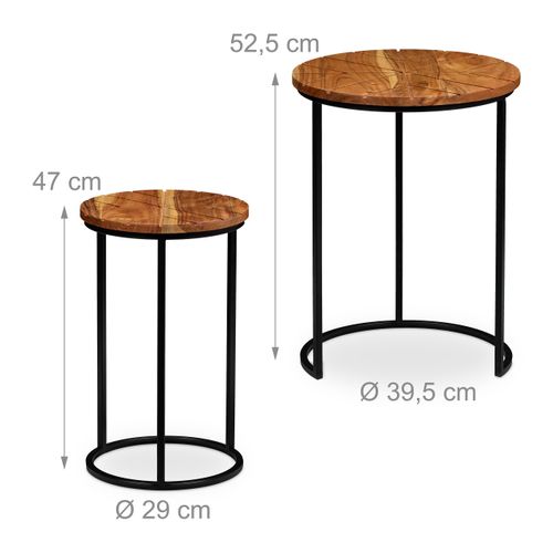 Table D'appoint En Lot De 2