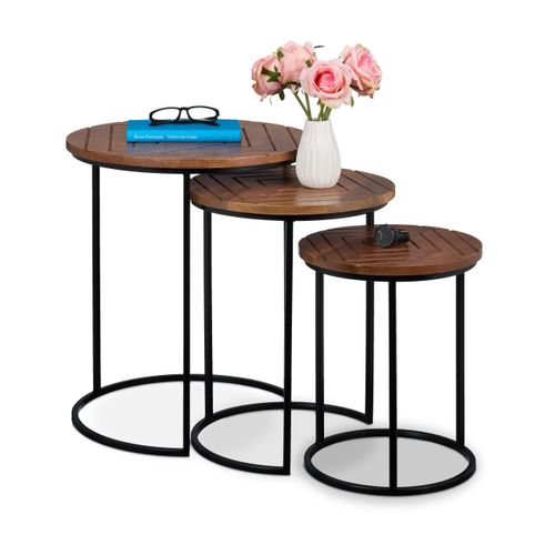 Table D'appoint En Lot De 3